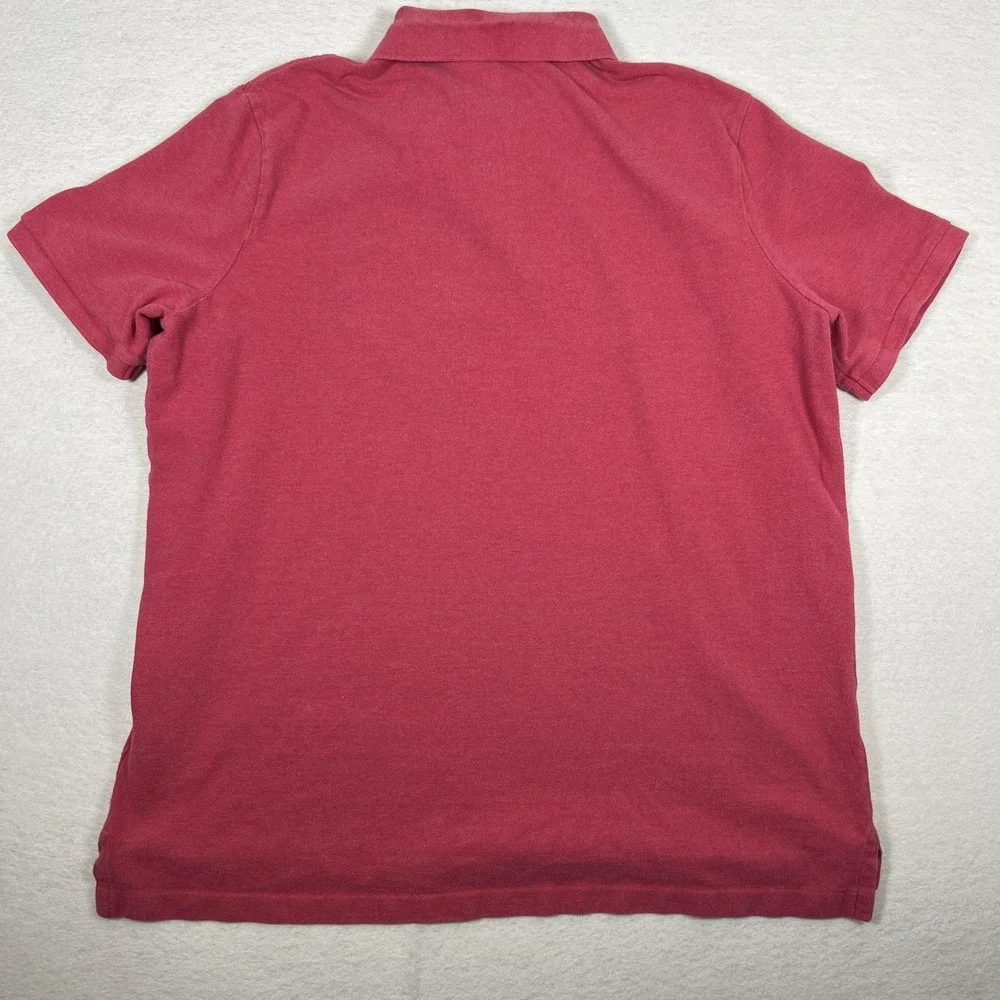 Polo Ralph Lauren Polo Shirt Mens XL Red Classic Fit Embroidered Pony Logo Pique